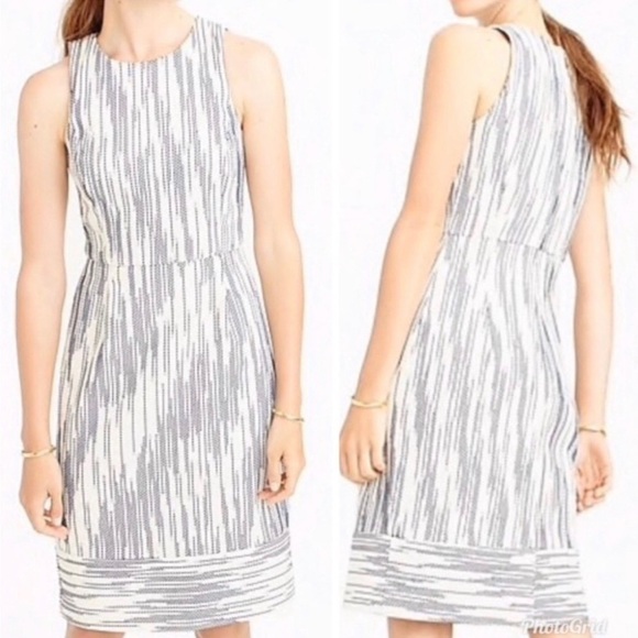 J. Crew Dress Luxe Italian Tweed Sheath Size 6 - Picture 1 of 8